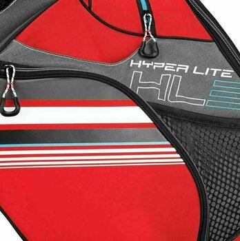 Standbag Callaway Hyper Lite 3 Red/Titanium/White Stand Bag 2019 - 3