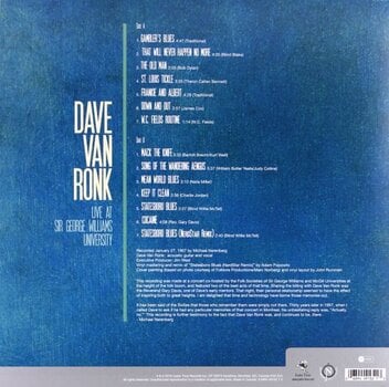 Disc de vinil Dave Van Ronk - Live At Sir George Williams University (Reissue) (LP) - 2