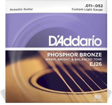 Guitar strings D'Addario EJ26-B25 Guitar strings - 6