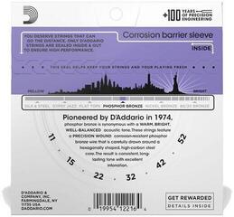 Guitar strings D'Addario EJ26-B25 Guitar strings - 6