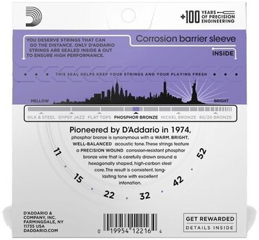 Guitar strings D'Addario EJ26-B25 Guitar strings - 7