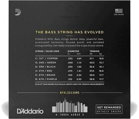 Set de 6 corzi pentru bas D'Addario NYXL32130MS Set de 6 corzi pentru bas - 2