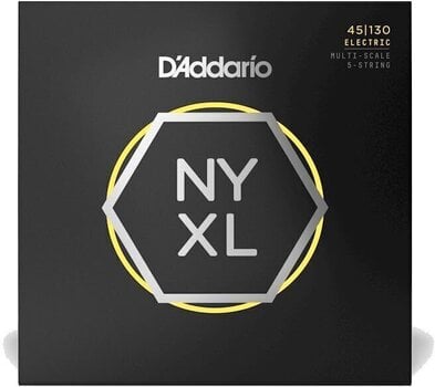 Strune za 5 strunsko bas kitaro D'Addario NYXL45130MS Strune za 5 strunsko bas kitaro - 2