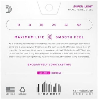 Žice za električnu gitaru D'Addario XSE0942-3P Žice za električnu gitaru - 7