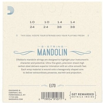 Žice za mandolinu D'Addario EJ73-3D Žice za mandolinu - 3