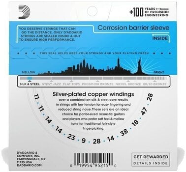 Cuerdas de guitarra D'Addario EJ35 Cuerdas de guitarra - 3