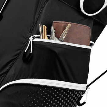 Golf torba Stand Bag TaylorMade LiteTech 3.0 Črna-Bela Golf torba Stand Bag - 3