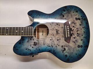 elektroakustisk guitar Ibanez TCY10PA-CBS Cosmic Blue Starburst elektroakustisk guitar (Så godt som nyt) - 1