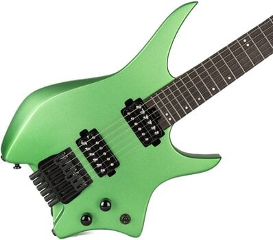 Headless Gitarre HILS Guitars HN3 NEXT Metallic Emerald Green Headless Gitarre - 4