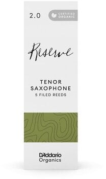 Palheta para saxofone tenor Rico Organic Reserve 3.0 Plus 5-pack Palheta para saxofone tenor - 4