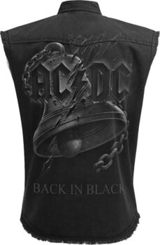 Shirt AC/DC Back In Black Torn (Back Print) Black M Shirt - 2