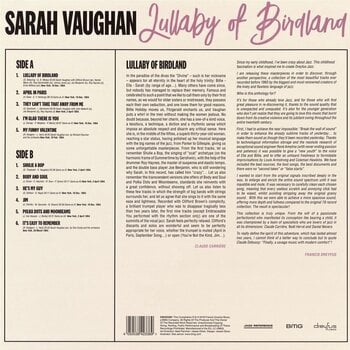 LP ploča Sarah Vaughan - Lullaby Of Birdland (LP) - 2