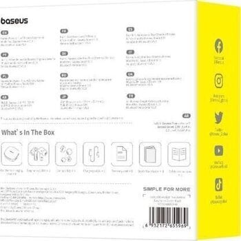 Juhtmeta kõrvasisesed kõrvaklapid Baseus Bowie E19 Black Juhtmeta kõrvasisesed kõrvaklapid - 10