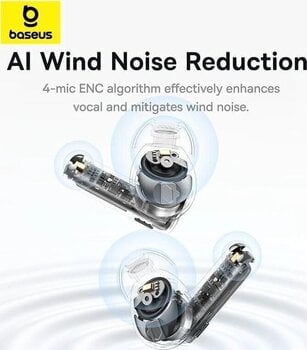 Juhtmeta kõrvasisesed kõrvaklapid Baseus Bowie M2s Pro White Juhtmeta kõrvasisesed kõrvaklapid - 3