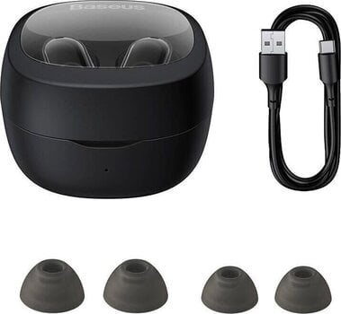 Juhtmeta kõrvasisesed kõrvaklapid Baseus Bowie WM02 Black Juhtmeta kõrvasisesed kõrvaklapid - 7