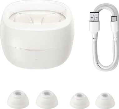 Juhtmeta kõrvasisesed kõrvaklapid Baseus Bowie WM02 White Juhtmeta kõrvasisesed kõrvaklapid - 6
