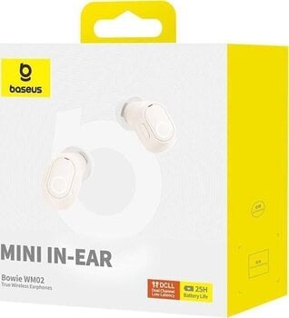 Juhtmeta kõrvasisesed kõrvaklapid Baseus Bowie WM02 White Juhtmeta kõrvasisesed kõrvaklapid - 7