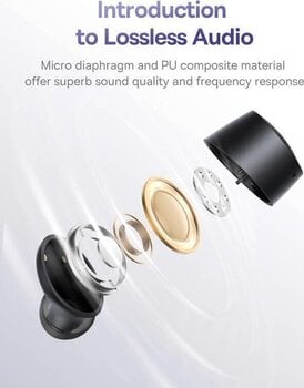 Juhtmeta kõrvasisesed kõrvaklapid Baseus Bowie E18 Black Juhtmeta kõrvasisesed kõrvaklapid - 6