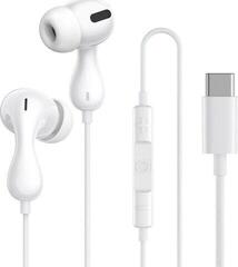 In-Ear Headphones Baseus Encok CZ20 USB-C White In-Ear Headphones - 2