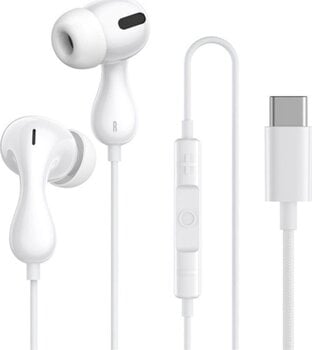 In-Ear Headphones Baseus Encok CZ20 USB-C White In-Ear Headphones - 3