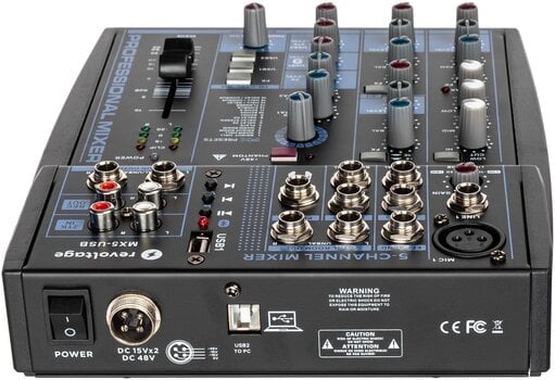 Mesa de mezclas Revoltage MX5-USB Mesa de mezclas - 9
