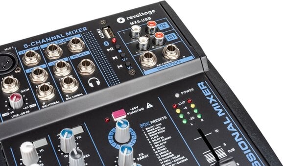 Mesa de mezclas Revoltage MX5-USB Mesa de mezclas - 10