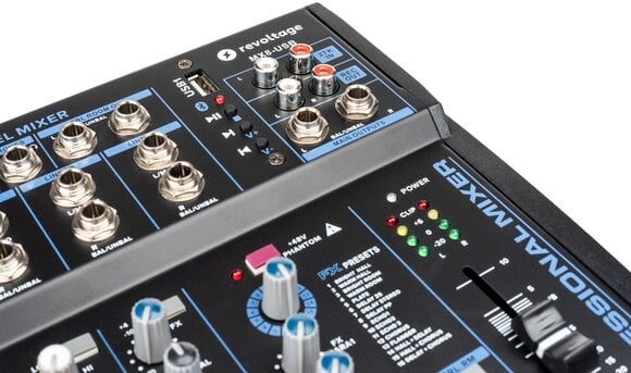 Mesa de mezclas Revoltage MX8-USB Mesa de mezclas - 10