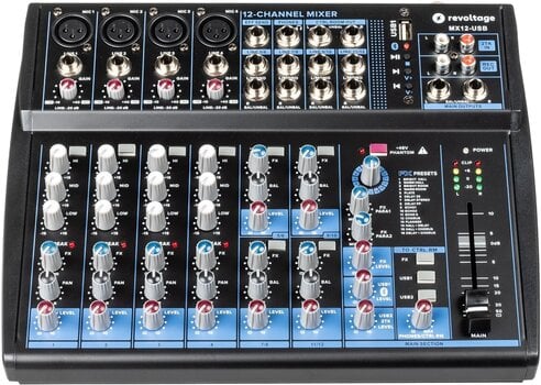 Mesa de mezclas Revoltage MX12-USB Mesa de mezclas - 2