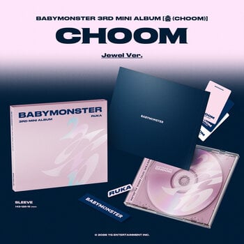 Muzikos kompaktinis diskas BabyMonster - (Choom) - Crimson Version (CD) - 2