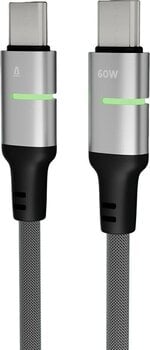 USB-kabel Avax CB632 STEELY LED 1 m USB-kabel - 2