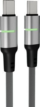 USB-kabel Avax CB632 STEELY LED 1 m USB-kabel - 3