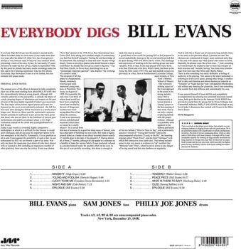 Disco in vinile Bill Evans - Everybody Digs Bill Evans (Limited Edition) (180 g) (LP) - 2