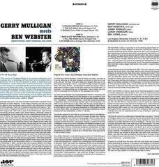 Disco in vinile Gerry Mulligan & Ben Webster - Gerry Mulligan Meets Ben Webster (Reissue) (180 g) (LP) - 1