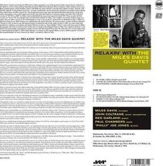 Disc de vinil The Miles Davis Quintet - Relaxin' With The Miles Davis Quintet (Reissue) (Limited Edition) (180 g) (LP) - 1