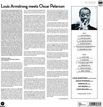 Vinylplate Louis Armstrong & Oscar Peterson - Louis Armstrong Meets Oscar Peterson (Reissue) (Limited Edition) (180 g) (LP) - 2
