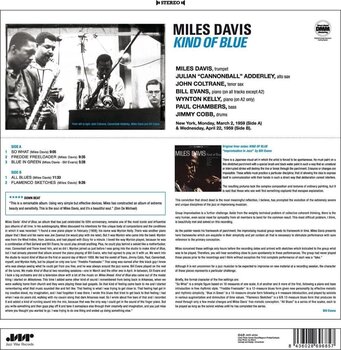 Vinylplate Miles Davis - Kind Of Blue (Reissue) (Limited Edition) (180 g) (LP) - 2