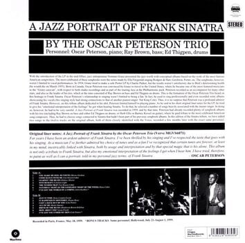Vinylplate Oscar Peterson - A Jazz Portrait Of Frank Sinatra (Reissue) (180 g) (LP) - 2