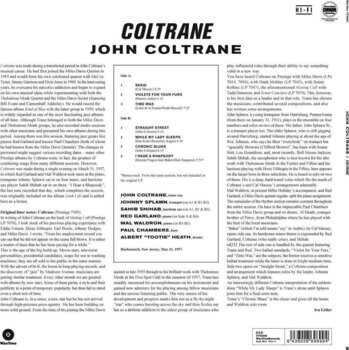 LP deska John Coltrane - Coltrane (Reissue) (Limited Edition) (180 g) (LP) - 2