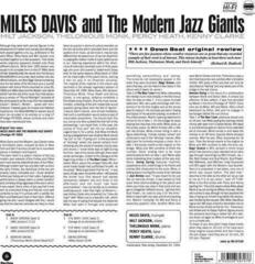 Vinylplate Miles Davis - Miles Davis And The Modern Jazz Giants (Reissue) (180 g) (LP) - 1