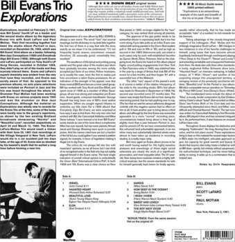 Vinylplate The Bill Evans Trio - Explorations (Limited Edition) (180 g) (LP) - 2