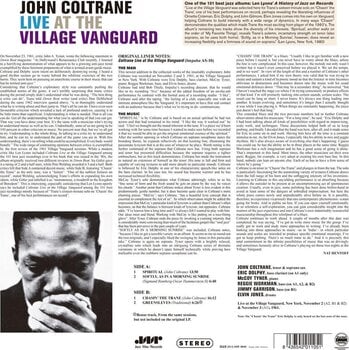 Płyta winylowa John Coltrane - "Live" At The Village Vanguard (Limited Edition) (180 g) (LP) - 2