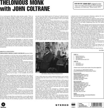 Vinyylilevy Thelonious Monk & John Coltrane - Thelonious Monk With John Coltrane (Limited Edition) (180 g) (LP) - 2