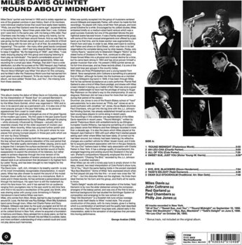 Disco de vinil Miles Davis - 'Round About Midnight (Reissue, Remastered, 180g, Spain Pressing) (LP) - 2