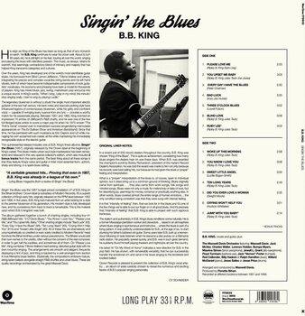 LP ploča B.B. King - Singin' The Blues (Limited Edition) (180 g) (LP) - 2
