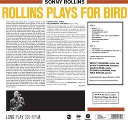 LP deska Sonny Rollins Quintet & Kenny Dorham & Max Roach - Rollins Plays For Bird (Limited Edition) (180 g) (LP) - 1