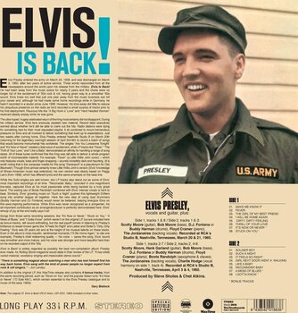 Schallplatte Elvis Presley - Elvis Is Back! (Reissue) (180 g) (LP) - 2