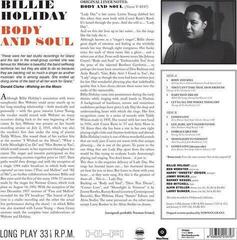 Вінілові платівки Billie Holiday - Body And Soul (Reissue) (180 g) (LP) - 1