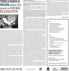 Vinyylilevy Thelonious Monk - Thelonious Monk Plays The Music Of Duke Ellington (Limited Edition) (180 g) (LP) - 1