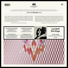 Vinüülplaat Carl Orff & Herbert Kegel & Rundfunk-Sinfonie-Orchester Leipzig - Die Kluge (Reissue) (2 LP) - 1
