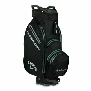 Чантa за голф Callaway Hyper Dry Black/Titanium/Silver Cart Bag 2019 - 2